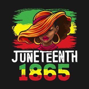 Juneteenth 1865 Leopard Celebrate African American Freedom T-Shirt