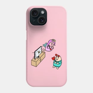 An angel out of tv color Phone Case