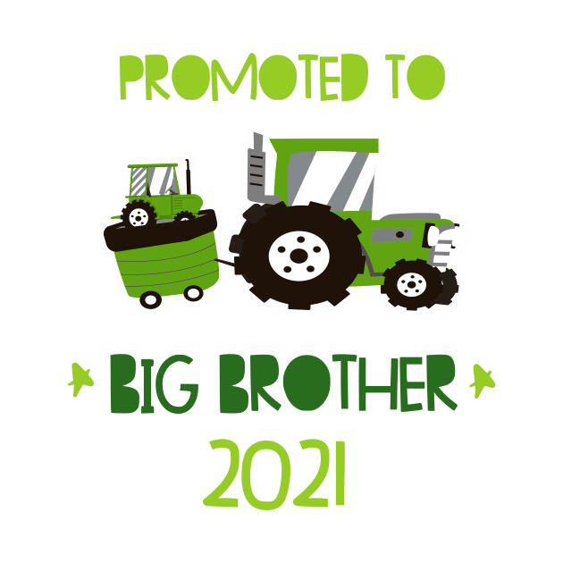 Promoted to Big brother  tractor announcing pregnancy 2021 by alpmedia