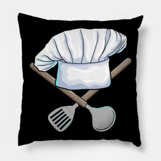 Chef hat with Wooden spoon Pillow