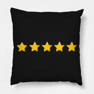 5 Gold star design Pillow