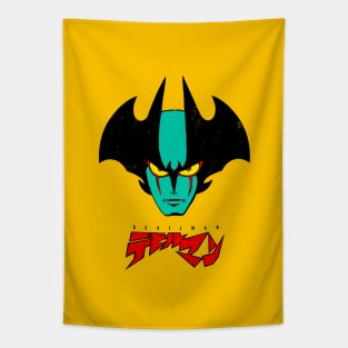 002b Devilman Head Tapestry