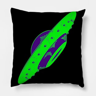 Retro Ufo Pillow