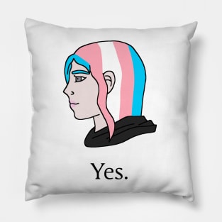 Trans Wojak Pillow