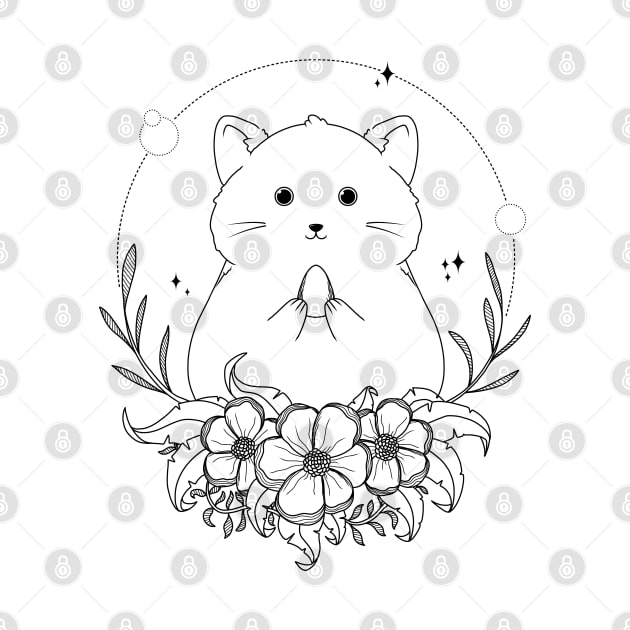 cute hamster on a flower by Ferdi Everywhere