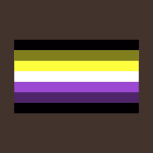 Custom-Colored Nonbinary Pride Flag T-Shirt