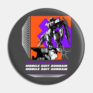 Mecha Mech Anime Pin