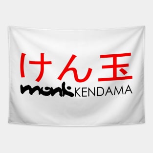 Monk Kendama Kanji Tapestry