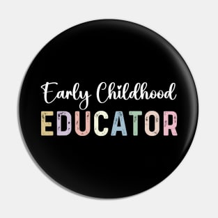 Funny Special Education Vintage Early Childhood Educator Pin