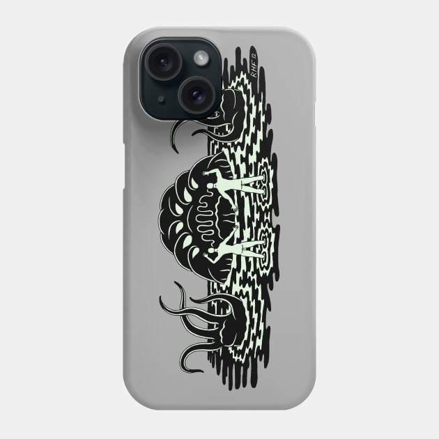 It Rises from the Ooze Phone Case by AzureLionProductions