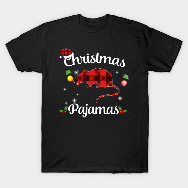 Discover Mouse Buffalo Plaid Christmas Pajamas Funny Xmas Gift - Mouse Buffalo Plaid Christmas - T-Shirt