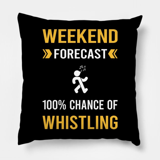 Weekend Forecast Whistling Pillow by Good Day