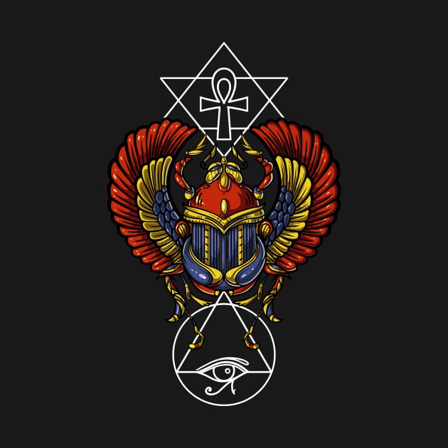 Egyptian Scarab Symbol by underheaven