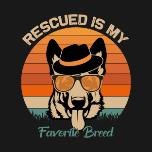 Rescued Is My Favorite Breed T-Shirt