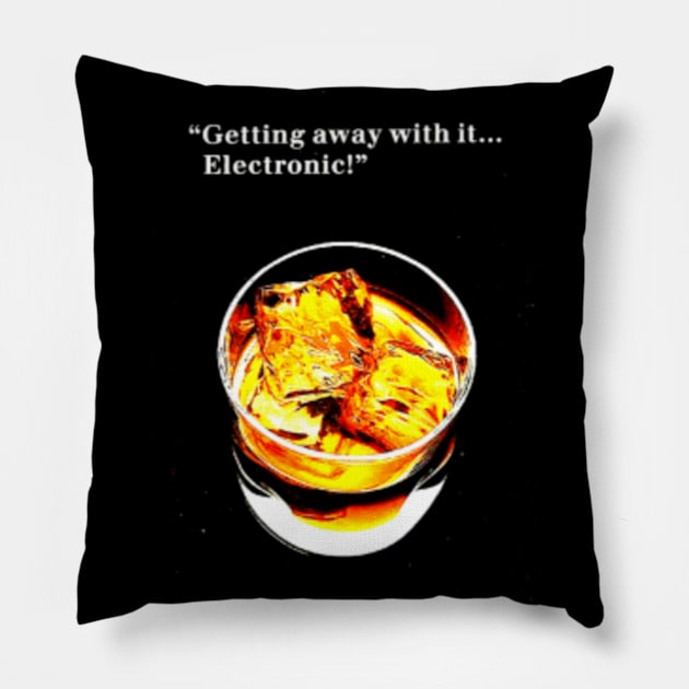 Getting Away With It 1989 Classic Alternative Throwback Pillow by AlternativeRewind