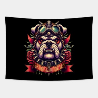 Gears And Growls Tapestry