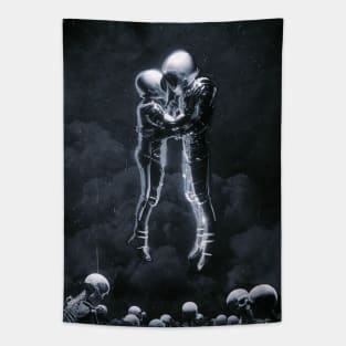 Voided Bonds: Astronauts and the Sublime Silence of Skeletons Tapestry