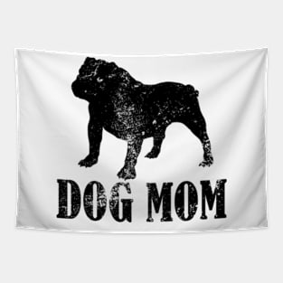 Bulldog Dog Mom Tapestry