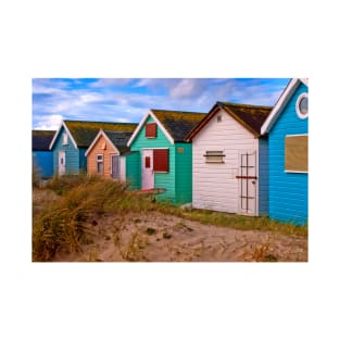 Beach Huts Hengistbury Head Bournemouth Dorset UK T-Shirt