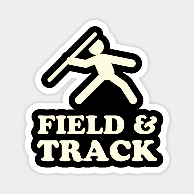 Track & Field Throwing Coach Javelin Shot Put Discus Magnet by PodDesignShop