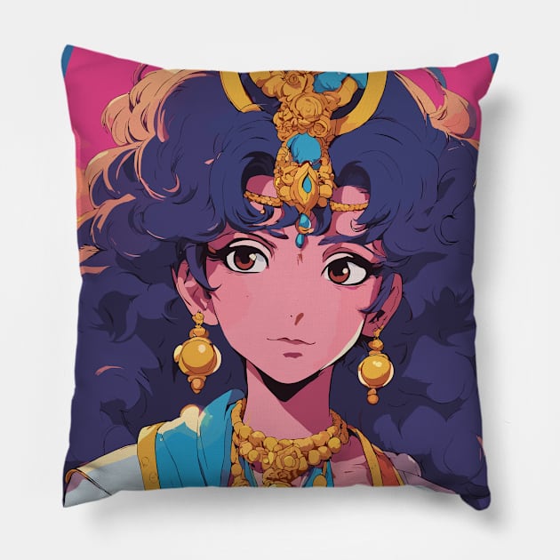 Hindu Anime Girl Pillow by Souls.Print