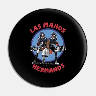 D.J. Moore Darnell Mooney Chicago Las os Heros Pin