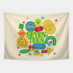 seventeen retro darling you Tapestry