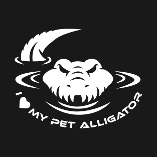 I Love My Pet Alligator T-Shirt