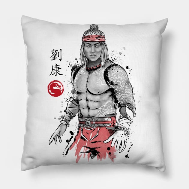 The Chosen One sumi-e Pillow by DrMonekers