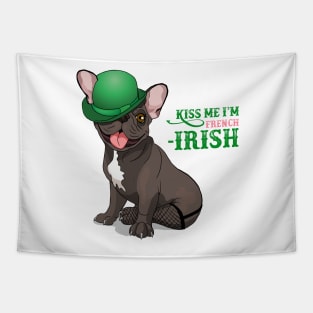 Kiss me I'm French-Irish Tapestry