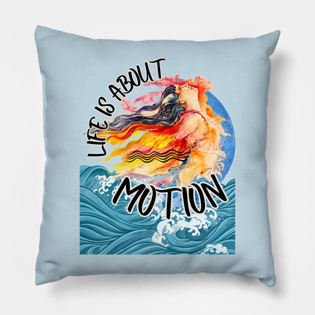 motion Pillow by segismundoart