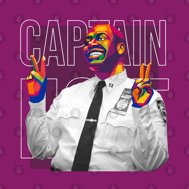 captain holt wpap by cool pop art house