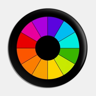 Simple Color Wheel Rainbow Pin