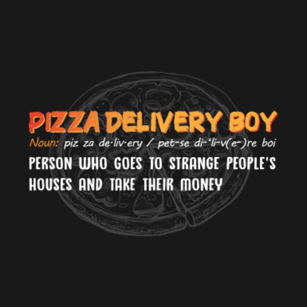 Funny Pizza delivery boy Definition Gift for pizza lover by mehdigraph