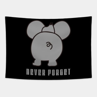 An Elephant Never Forget Tapestry