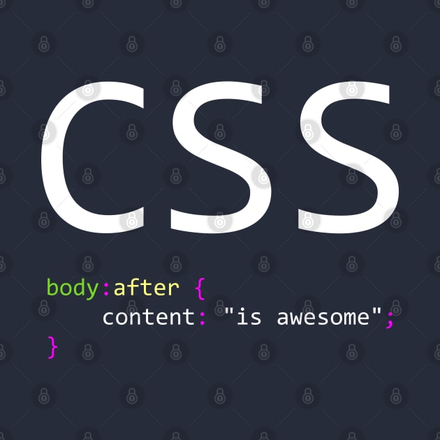 CSS is awesome - Computer Programming by springforce