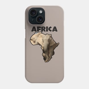 Africa Wildlife Continent Elephant Mother and Calf Phone Case