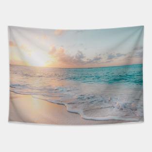 Ocean Sunset Tapestry