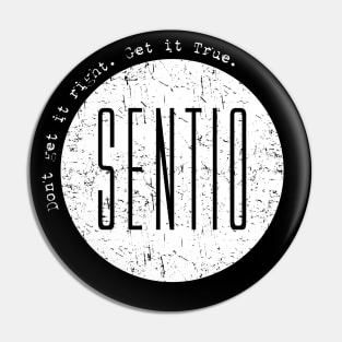 Sentio Logo Pin