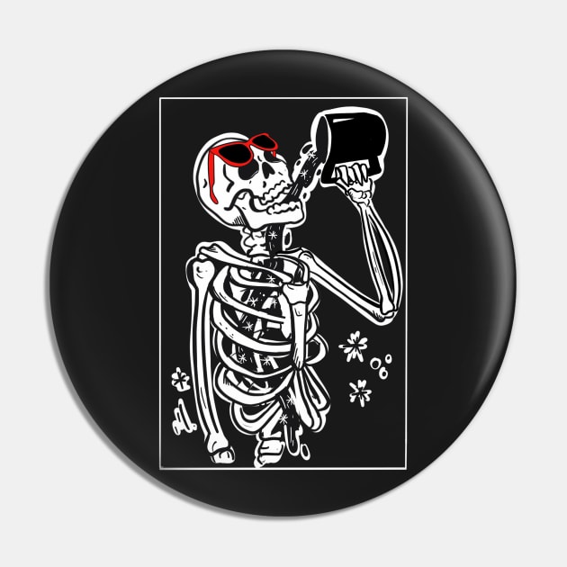 Coffee in Life Coffee in Death Pin by milistardust