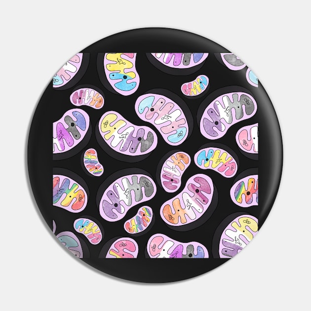 Mitochondria Sticker Pack Pin by labstud