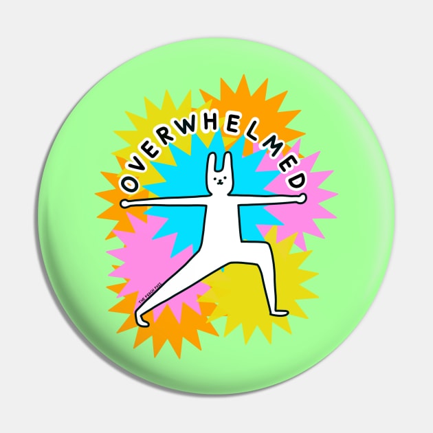 Overwhelmed - The Peach Fuzz Pin by ThePeachFuzz