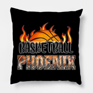 Classic Basketball Design Phoenix Personalized Proud Name Pillow