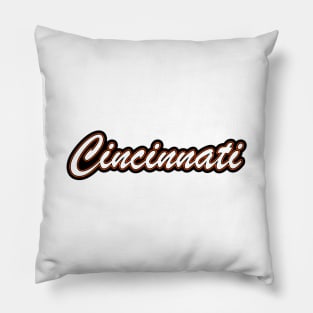 Football Fan of Cincinnati Pillow