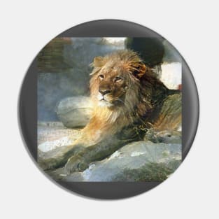 lion painting (leo art, lion king) Pin