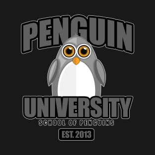 Penguin University - Grey T-Shirt