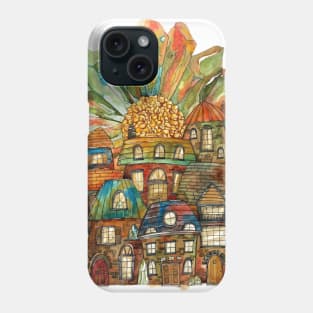 Whimsical House Abstract Phone Case