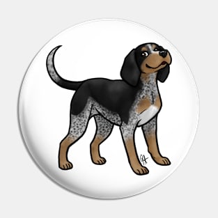 Dog - Bluetick Coonhound - Blue and Tan Pin