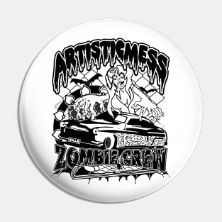 Artisticmess Zombie Crew Pin