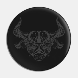 Taurus Geometric Artwork Pin